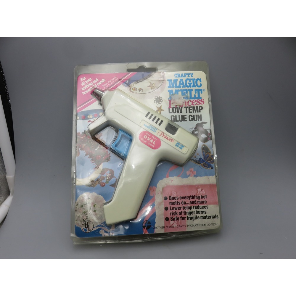 Crafty Magic Melt Princess Low Temp Glue Gun Ad-Tech 0920 White Mid-Size